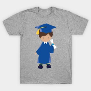Latino Boy, Graduation Boy, Cute Boy, Diploma T-Shirt